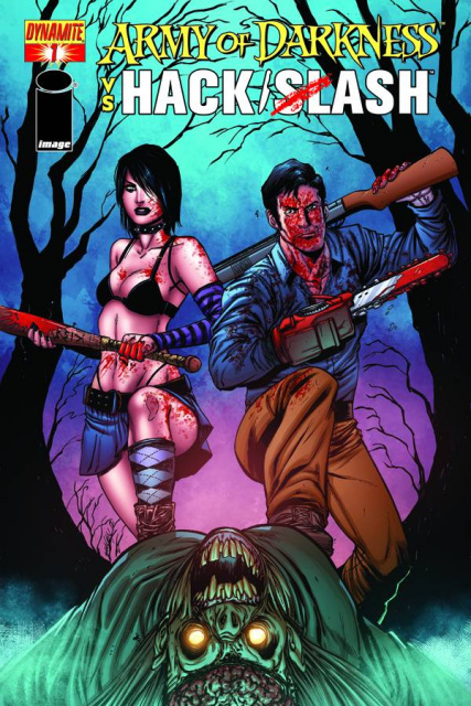 Army of Darkness vs. Hack/Slash #1 (Seeley Cover)