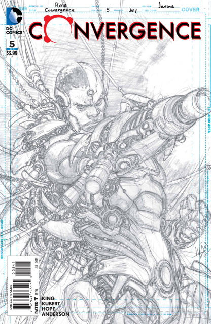 Convergence #5 (Cyborg Sketch Cover)