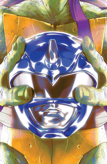 Power Rangers / Teenage Mutant Ninja Turtles #3 (Leo Montes Cover)