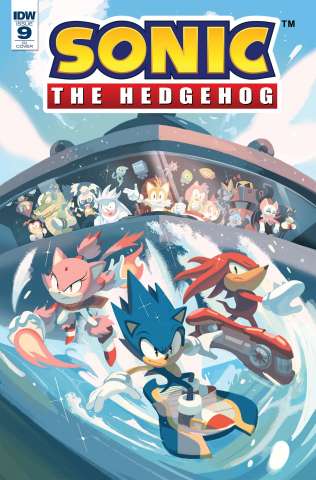 Sonic the Hedgehog #9 (10 Copy Foudraine Cover)