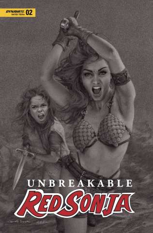 Unbreakable Red Sonja #2 (7 Copy Celina B&W Cover)