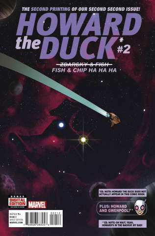 Howard the Duck #2 (Quinones 2nd Printing)