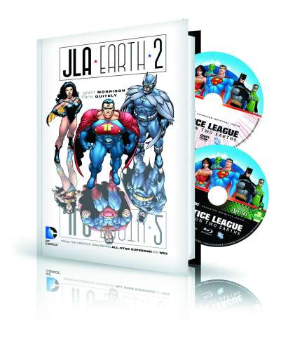 JLA: Earth 2 Book & DVD/BluRay Set
