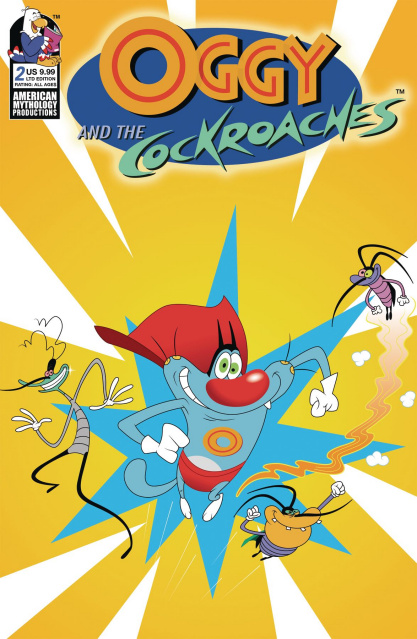 Oggy and the Cockroaches #2 (Animation Cel Cover)