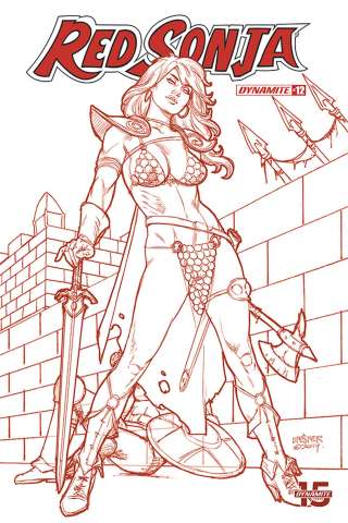 Red Sonja #12 (25 Copy Linsner Tint Dressed Cover)