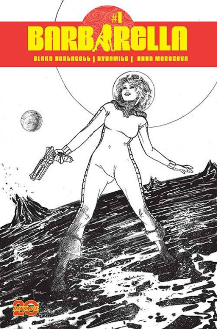 Barbarella #1 (7 Copy Richard Pace Line Art Cover)