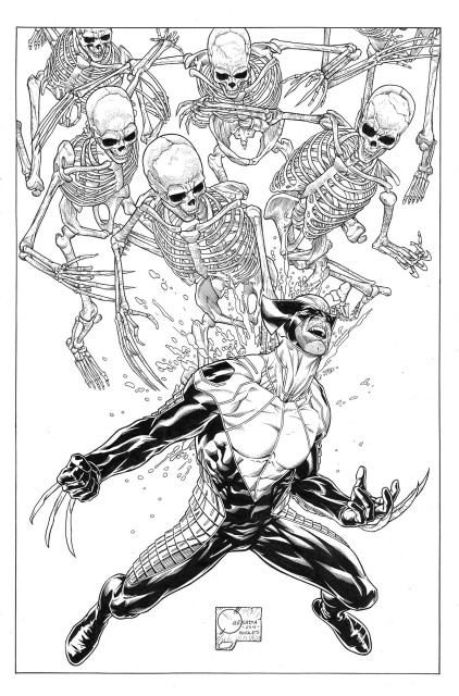 Death of Wolverine #1 (Quesada Sketch Cover)