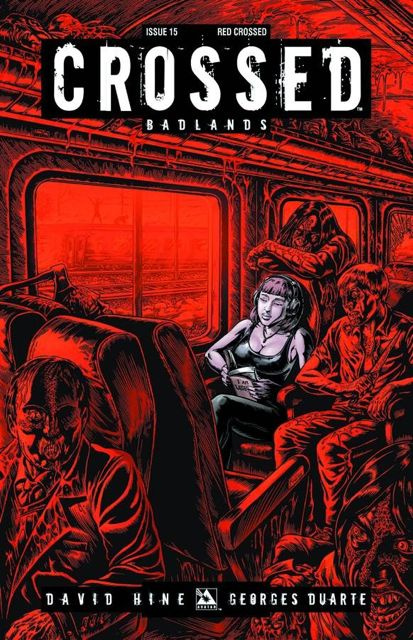 Crossed: Badlands #15 (Red Crossed Cover)