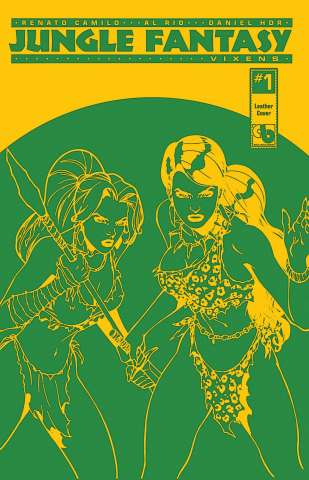 Jungle Fantasy: Vixens #1 (Jungle Green Leather Cover)