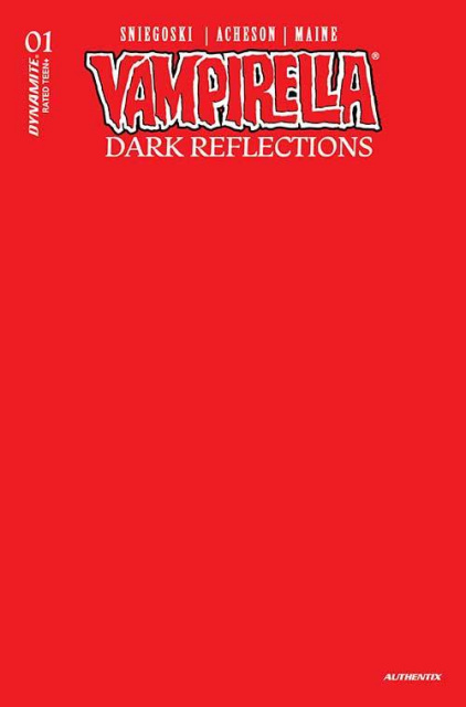 Vampirella: Dark Reflections #1 (Red Blank Cover)