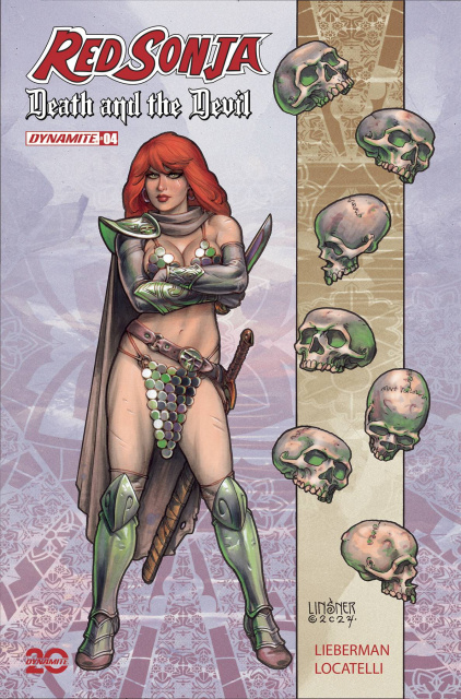 Red Sonja: Death and the Devil #4 (Linsner Cover)