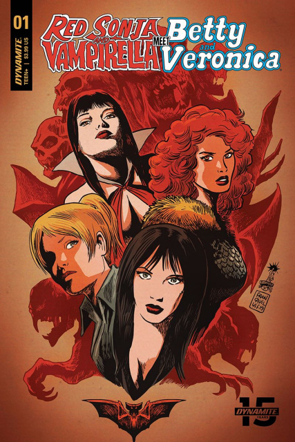 Red Sonja and Vampirella Meet Betty and Veronica #1 (Francavilla Cover)