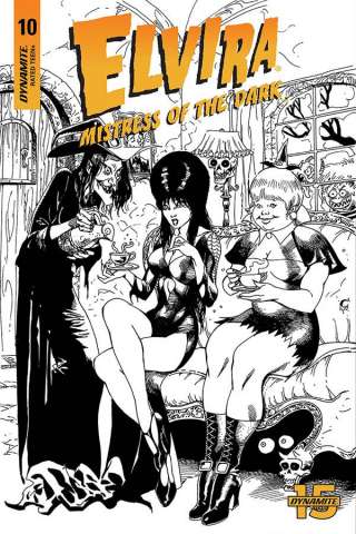 Elvira: Mistress of the Dark #10 (11 Copy Castro B&W Cover)