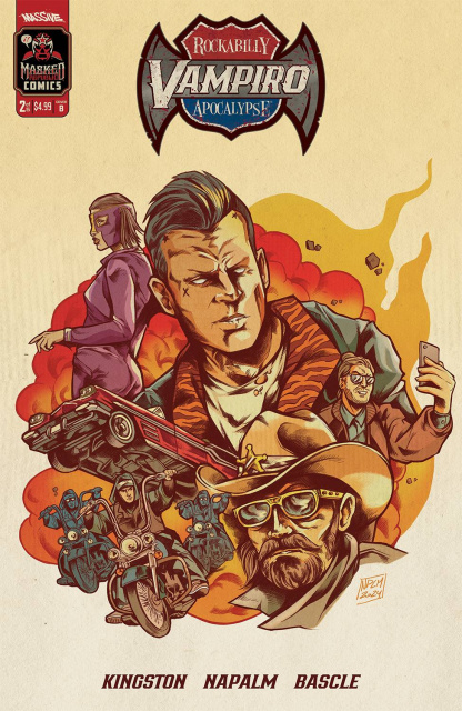 Vampiro: Rockabilly Apocalypse #2 (Napalm Cover)