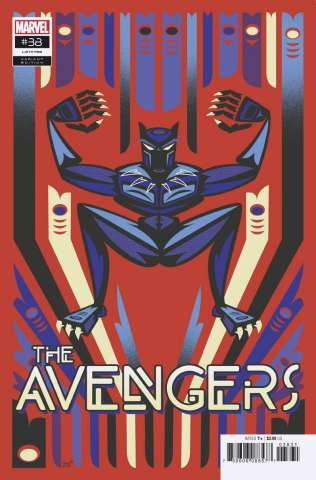 Avengers #38 (Veregge Black Panther Cover)