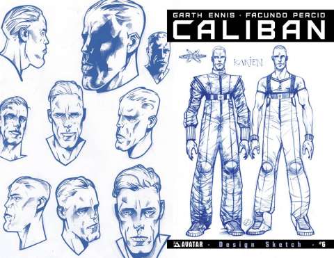 Caliban #6 (Design Sketch Cover)