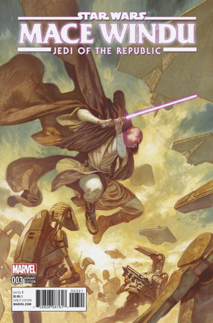 Star Wars: Mace Windu, Jedi of the Republic #3 (Tedesco Cover)