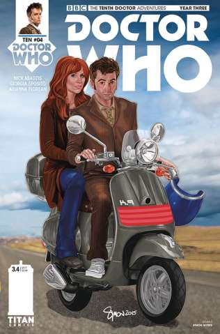 Doctor Who: New Adventures with the Tenth Doctor, Year Three #4 (Myers Cover)