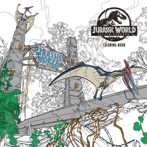 Jurassic World: Fallen Kingdom Coloring Book