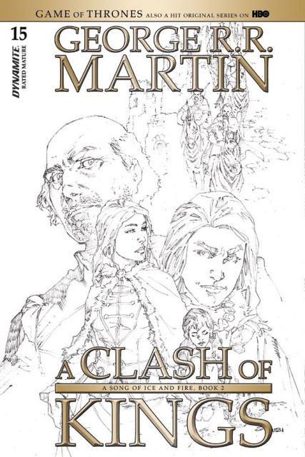 A Game of Thrones: A Clash of Kings #15 (15 Copy Rubi B&W Cover)