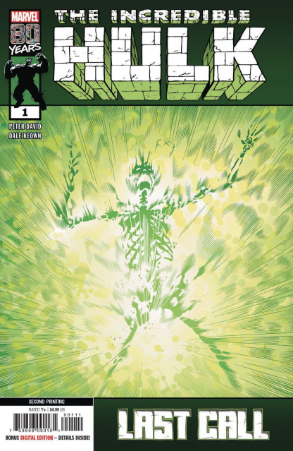The Incredible Hulk: Last Call #1 (Keown 2nd Printing)