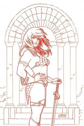 Red Sonja #22 (30 Copy Linsner Tint Virgin Cover)