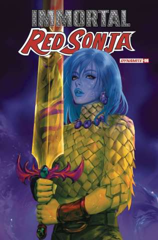 Immortal Red Sonja #6 (Leirix Ultraviolet Cover)