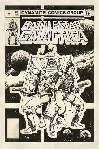 Battlestar Galactica Classic #1 (10 Copy Simonson B&W Cover)