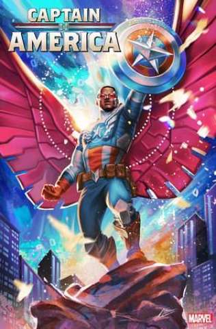 Captain America #6 (Mateus Manhanini Black History Month Cover)