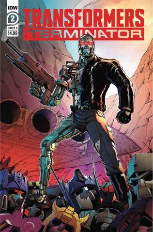 The Transformers vs. The Terminator #2 (Coller Cover)