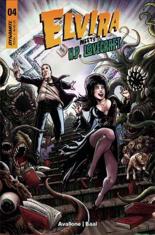 Elvira Meets H.P. Lovecraft #4 (Baal Cover)