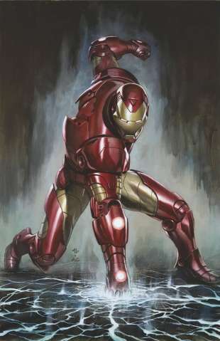 The Invincible Iron Man #11 (100 Copy Adi Granov Homage Virgin Cover)