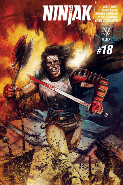 Ninjak #18 (10 Copy Interlock Gorham Cover)