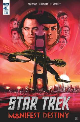 Star Trek: Manifest Destiny #4 (Subscription Cover)