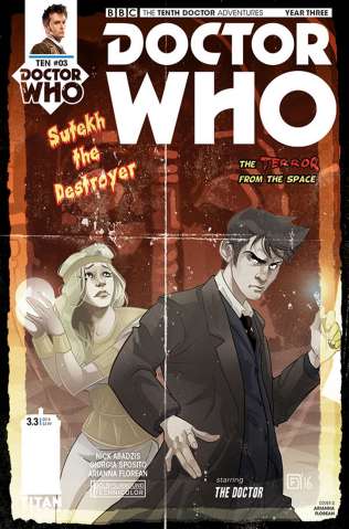 Doctor Who: New Adventures with the Tenth Doctor, Year Three #3 (Florean Cover)