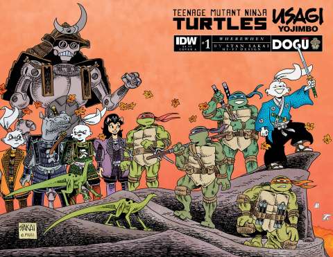 Teenage Mutant Ninja Turtles / Usagi Yojimbo: Wherewhen #1 (Sakai Cover)