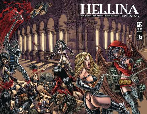Hellina: Ravening #2 (Wrap Cover)