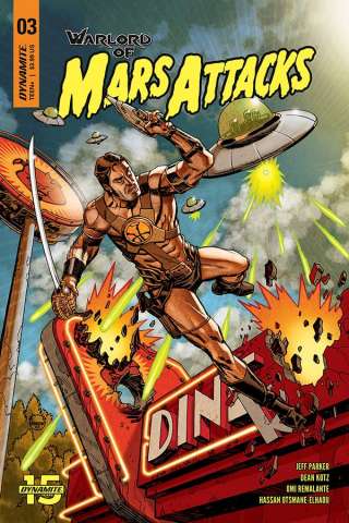 Warlord of Mars Attacks #3 (Johnson Cover)