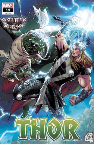 Thor #15 (Daniel Spider-Man Villains Cover)