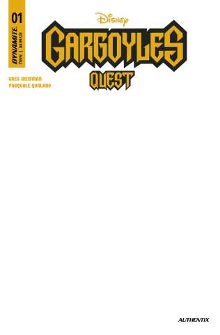 Gargoyles Quest #1 (Blank Authentix Cover)