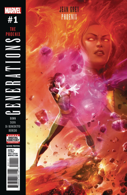 Generations: Phoenix & Jean Grey #1 (2nd Printing Mattina Cover)