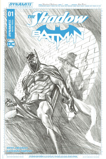 The Shadow / Batman #1 (50 Copy Ross Cover)