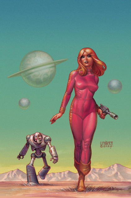 Barbarella #4 (Linsner Virgin Cover)