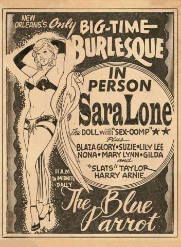 Sara Lone #1 (Burlesque Cover)