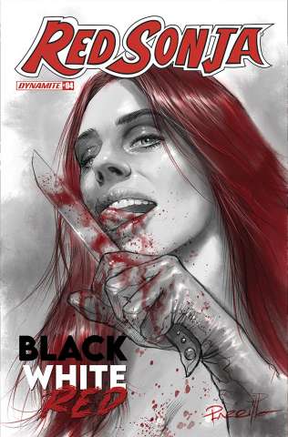 Red Sonja: Black, White, Red #4 (Parrillo Cover)
