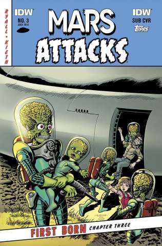 Mars Attacks First Born #3 (Subscription Cover)