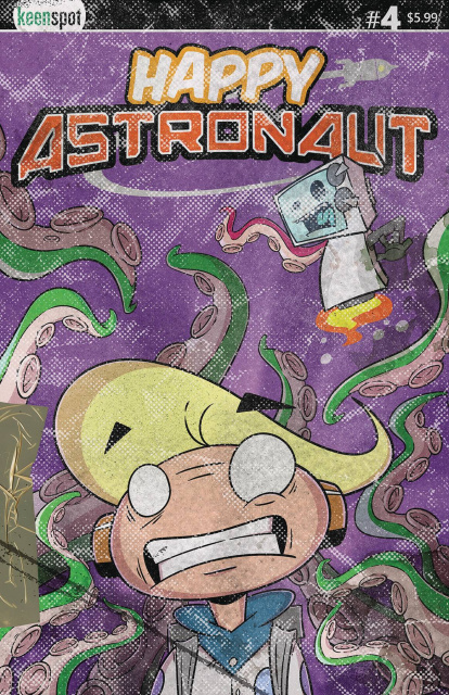 Happy Astronaut #4 (Matt Rodgers Weathered Cover)