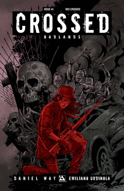 Crossed: Badlands #44 (Red Crossed Cover)