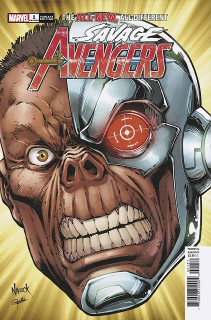 Savage Avengers #1 (Nauck Headshot Cover)