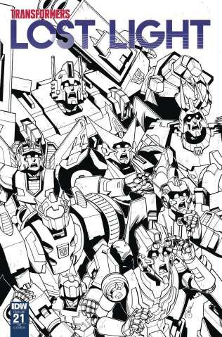 The Transformers: Lost Light #21 (10 Copy Lawrence Cover)